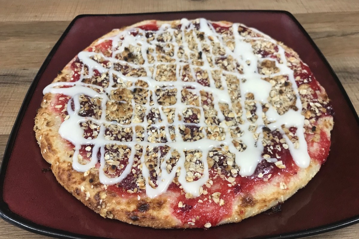 Cherry Dessert Pizza at Family Time Pizza