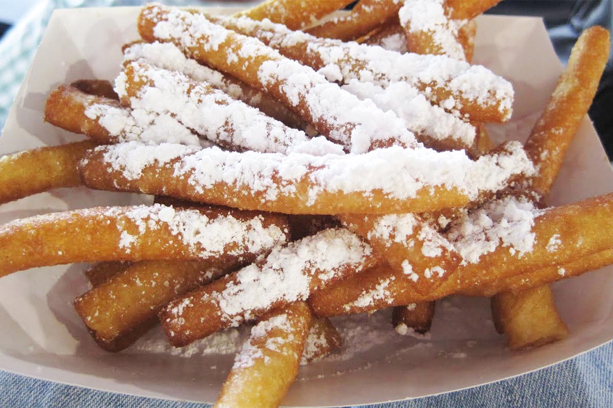 Funnel Cake Fries at Family Time Pizza